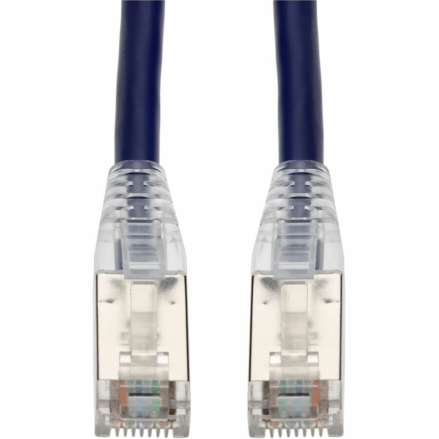 AddOn 18ft Purple Cat6 Shielded Ethernet Cable with Snagless Boot RJ-45 M/M