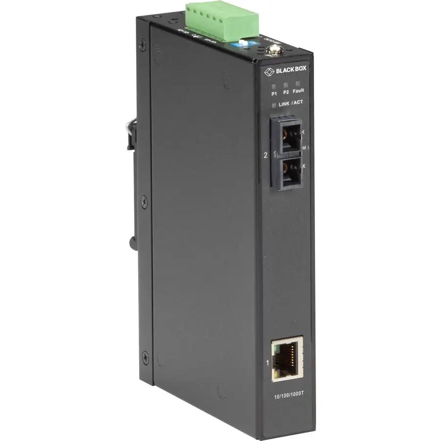 Black Box LGC280 Series Gigabit Industrial Media Converter - Multimode SC by Black Box Corporation