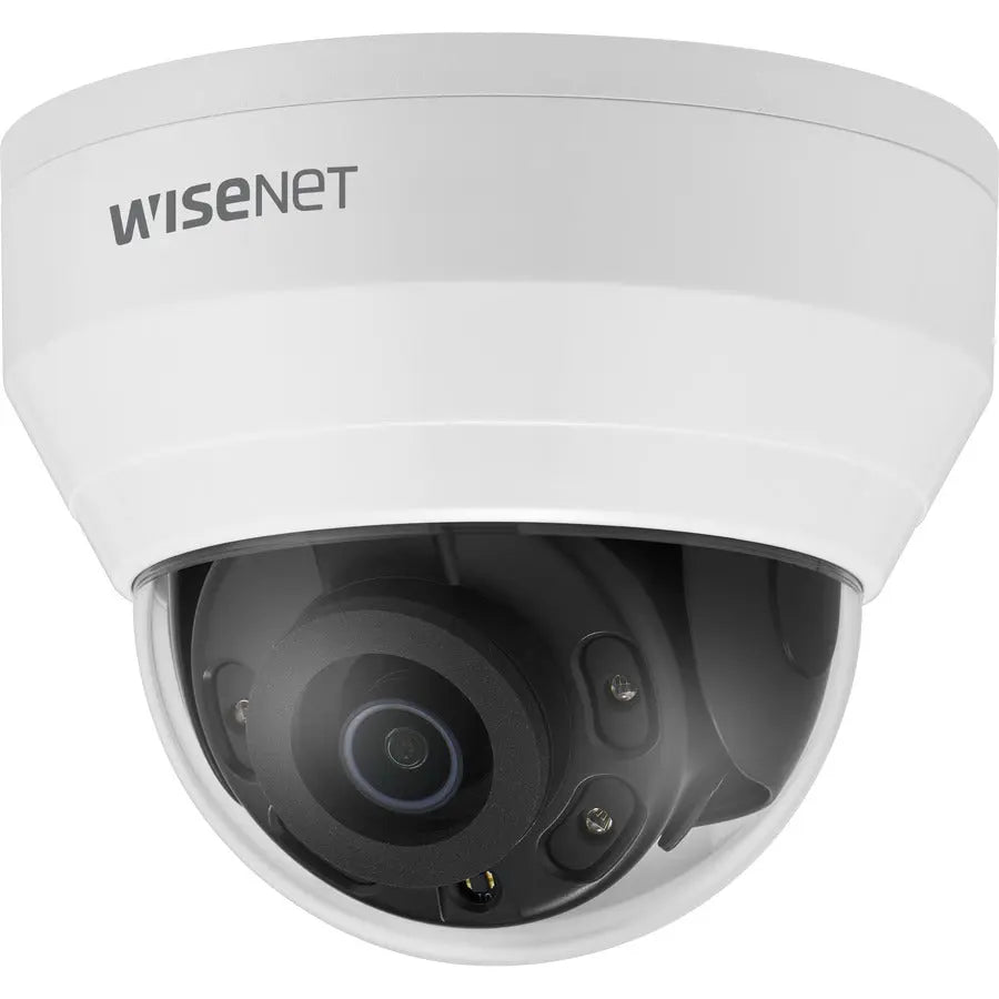 Wisenet QND-8010R 5MP Network IR Dome Camera with 20m IR Range and PoE Support