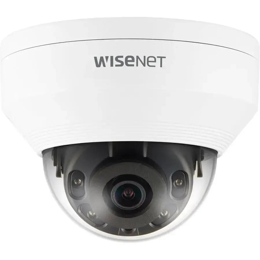 Wisenet QNV-8010R 5MP Network IR Dome Camera - White, Wall Mount with Wide Dynamic Range and WiseStream II Support by Hanwha Group