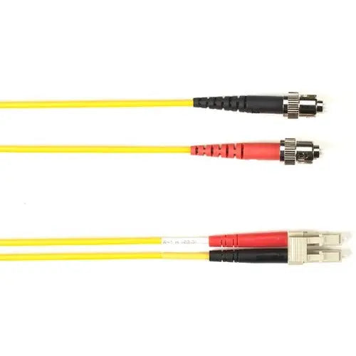Black Box Fiber Optic Duplex Patch Network Cable - 62.5 Micron OM3, Yellow, 1 to 30 Meters, ST-LC Connectors