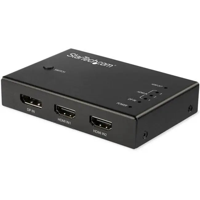 StarTech.com 4 Port HDMI Video Switch with DisplayPort - 4K 60Hz Multi-Source Selector