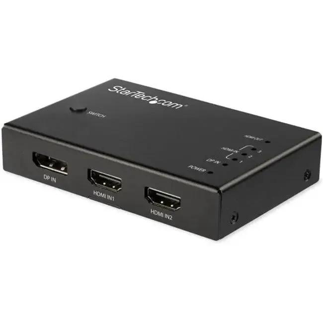 StarTech.com 4 Port HDMI Video Switch with DisplayPort - 4K 60Hz Multi-Source Selector by StarTech.com