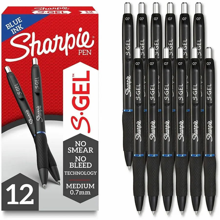 Sharpie S-Gel Pens by Newell Brands - 0.7mm Gel Ink Ballpoint Pens for Smooth, Precise Writing