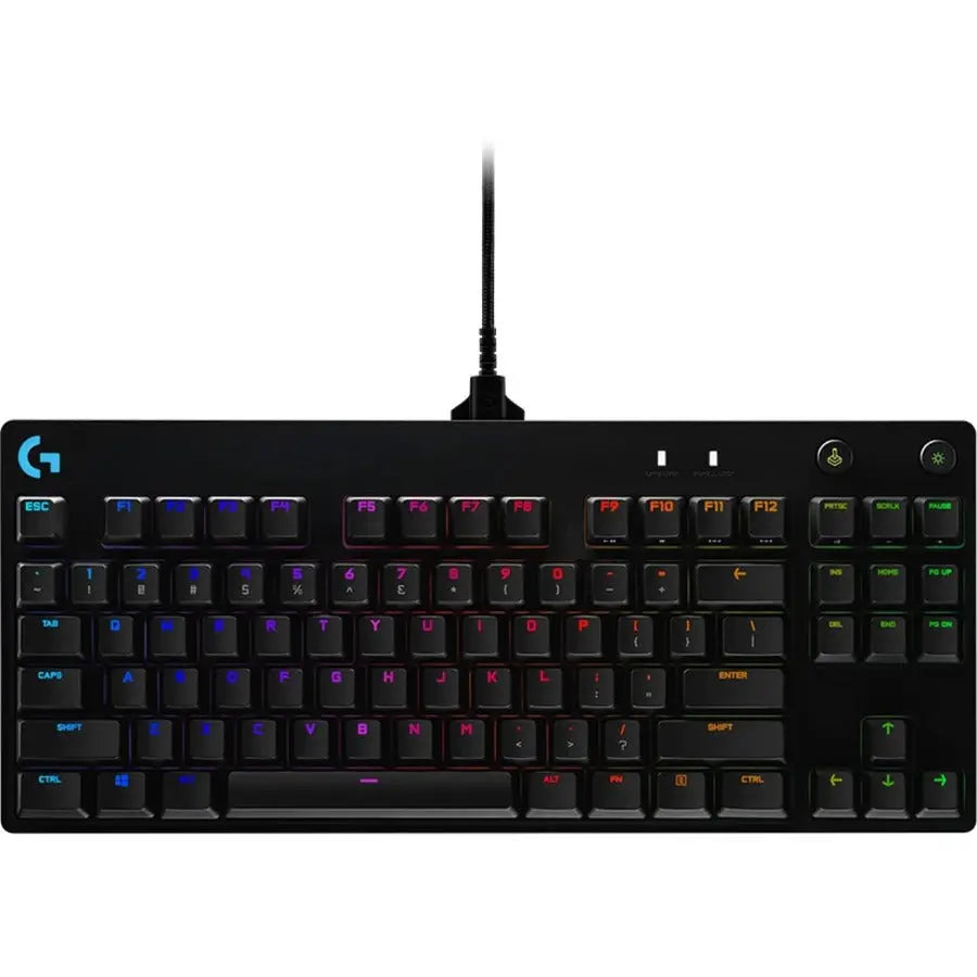 Logitech PRO Mechanical Gaming Keyboard with Romer-G Tactile Switches and LIGHTSYNC RGB