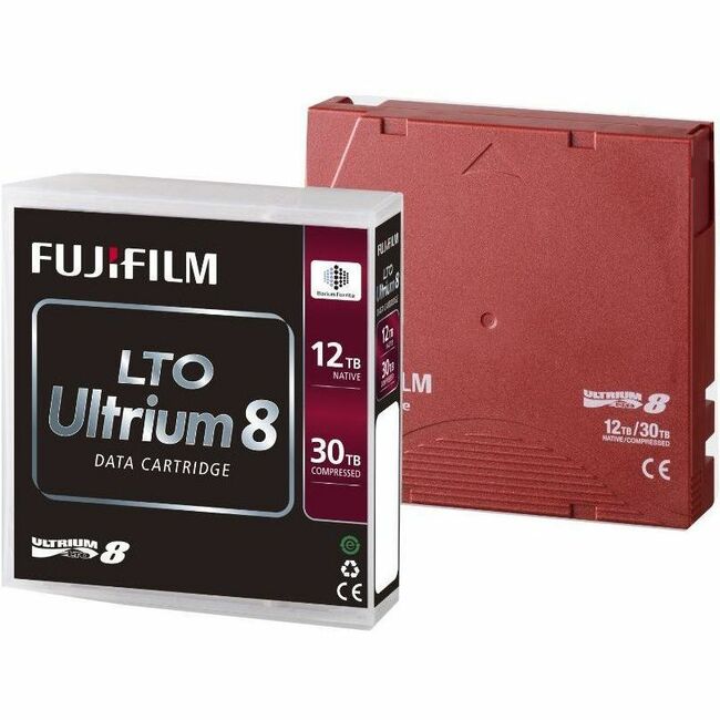 Fujifilm LTO Ultrium 8 Data Cartridge – Reliable 12TB Native Storage with 30TB Compressed Capacity