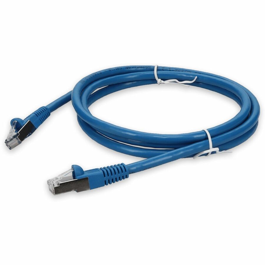 AddOn 5ft Blue CAT7 Shielded S/FTP PVC Ethernet Cable with Snagless RJ-45 Male Connectors