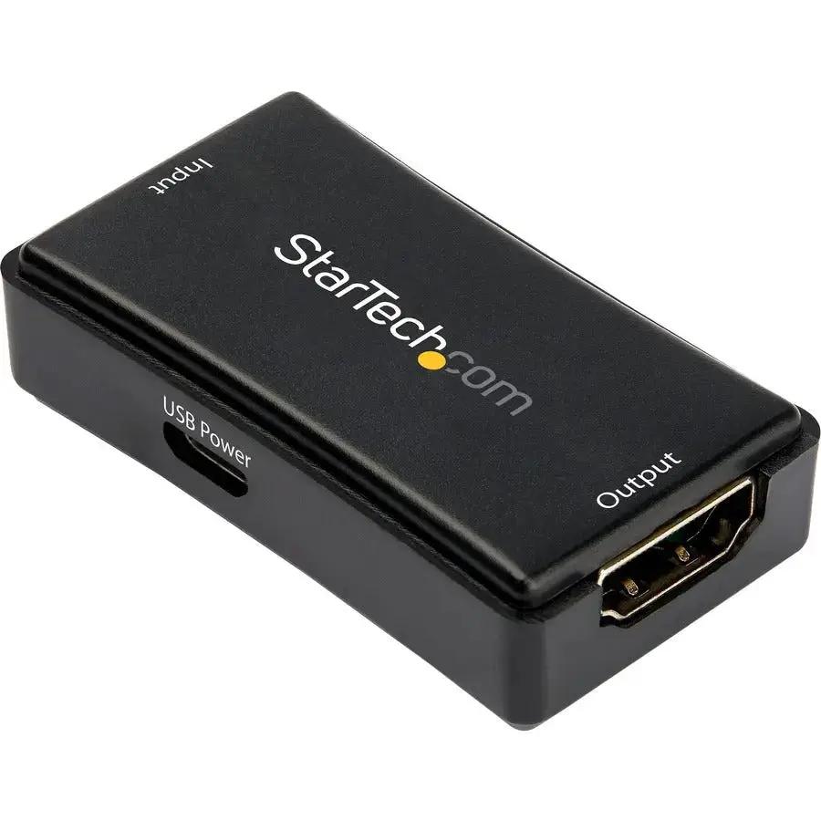StarTech.com HDBOOST4K2 45ft / 14m HDMI Signal Booster for 4K UHD Video Extension by StarTech.com