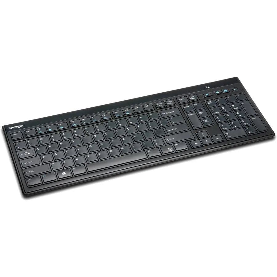 Kensington SlimType Wireless Keyboard K72344US – Ultra-Slim, Quiet, and Wireless with Numeric Keypad for Windows & Mac