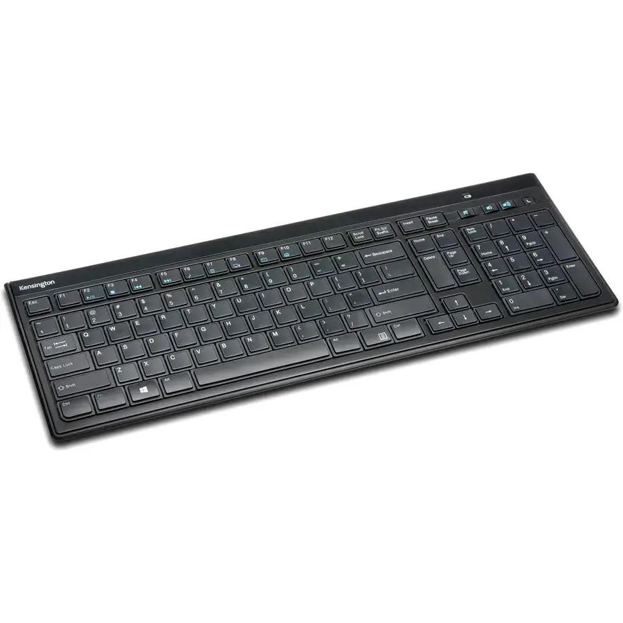 Kensington SlimType Wireless Keyboard K72344US – Ultra-Slim, Quiet, and Wireless with Numeric Keypad for Windows & Mac by Kensington Computer Products Group