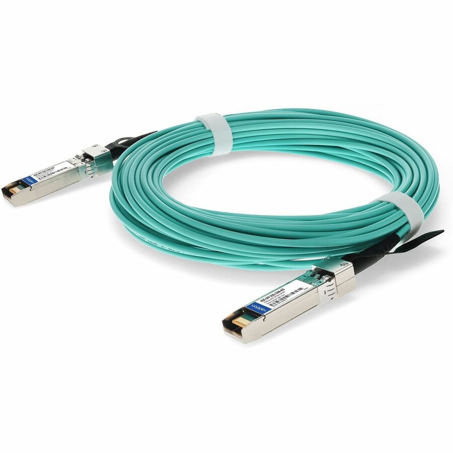 AddOn Dell AOC-SFP-25G-15M Compatible 25GBase-AOC SFP28 Active Optical Cable - 15 Meter Multi-Mode Fiber, TAA Compliant