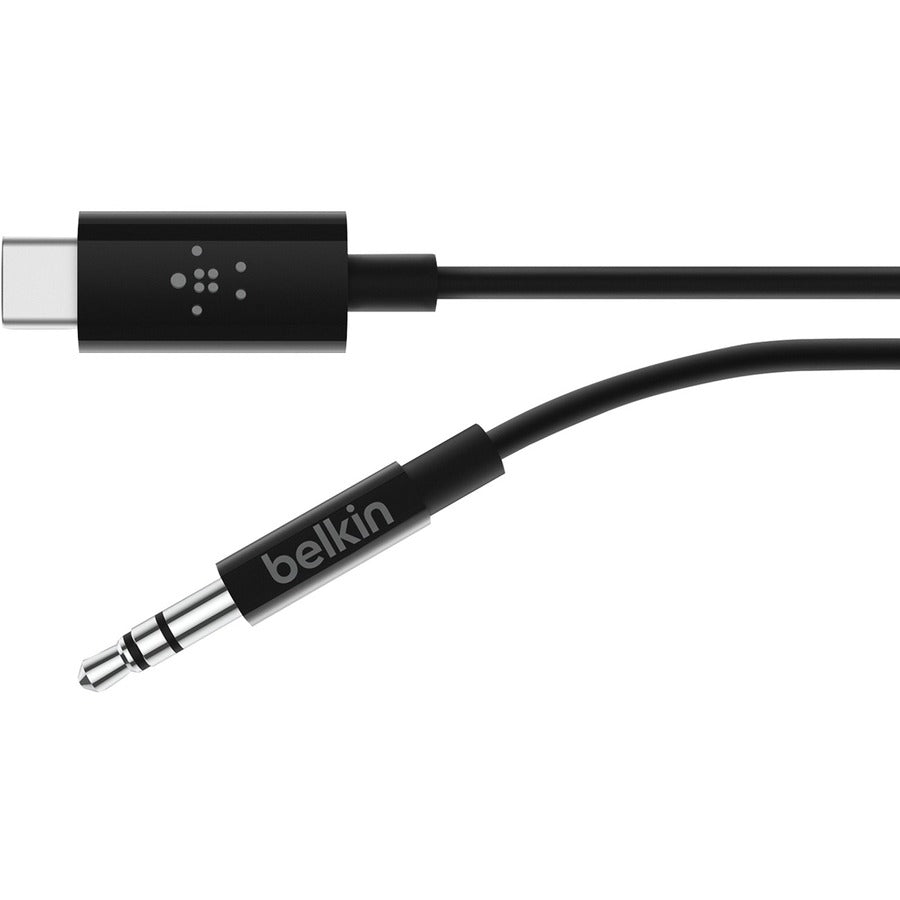 Belkin Rockstar USB-C to 3.5mm Audio Cable - High-Resolution Sound for Smartphones and Tablets