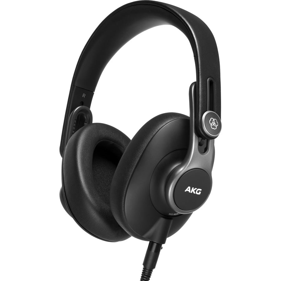 AKG K371 Over-Ear Closed-Back Studio Headphones with Premium 50mm Drivers and Foldable Design