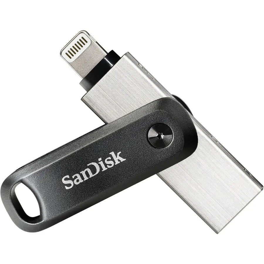SanDisk iXpand Flash Drive Go for iPhone – 256GB USB 3.0 External Storage with Automatic Backup and Password Protection