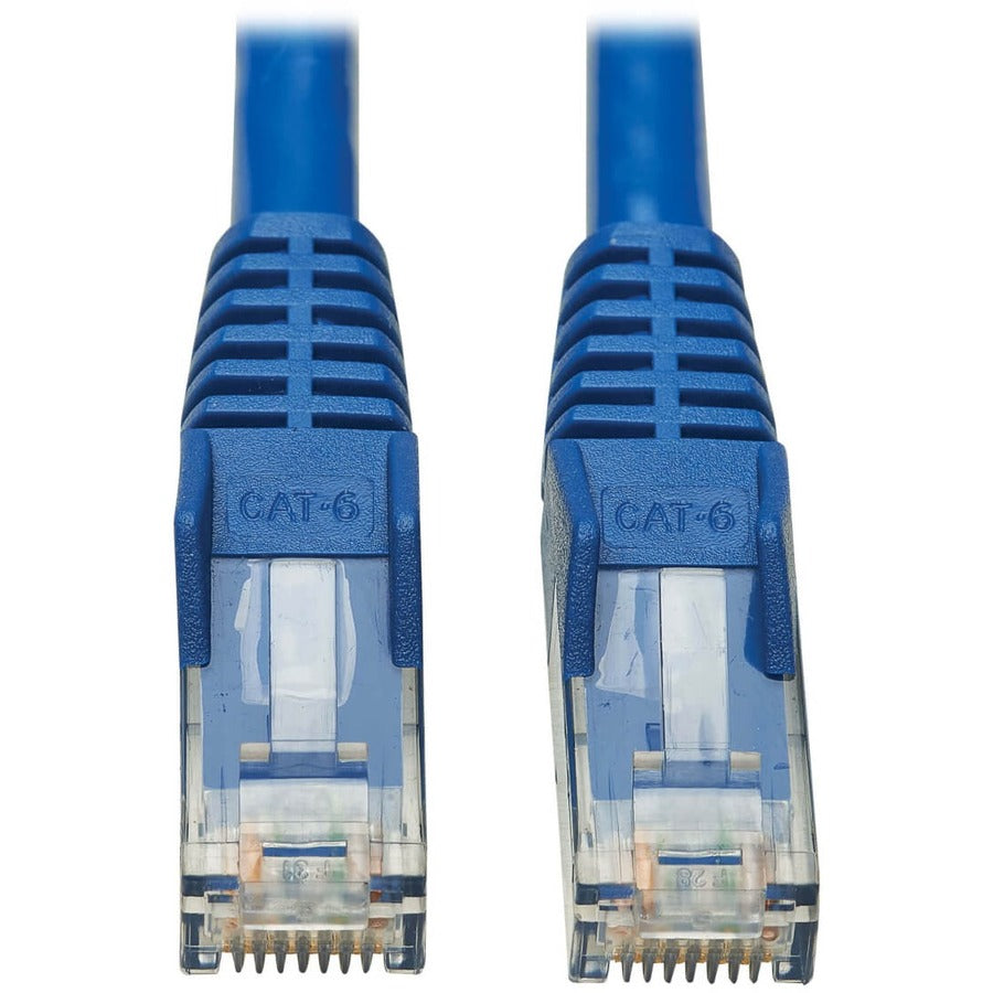 Tripp Lite Eaton N201P-020-BL Cat6 Snagless UTP Ethernet Patch Cable, 20 ft, Blue, PoE Support