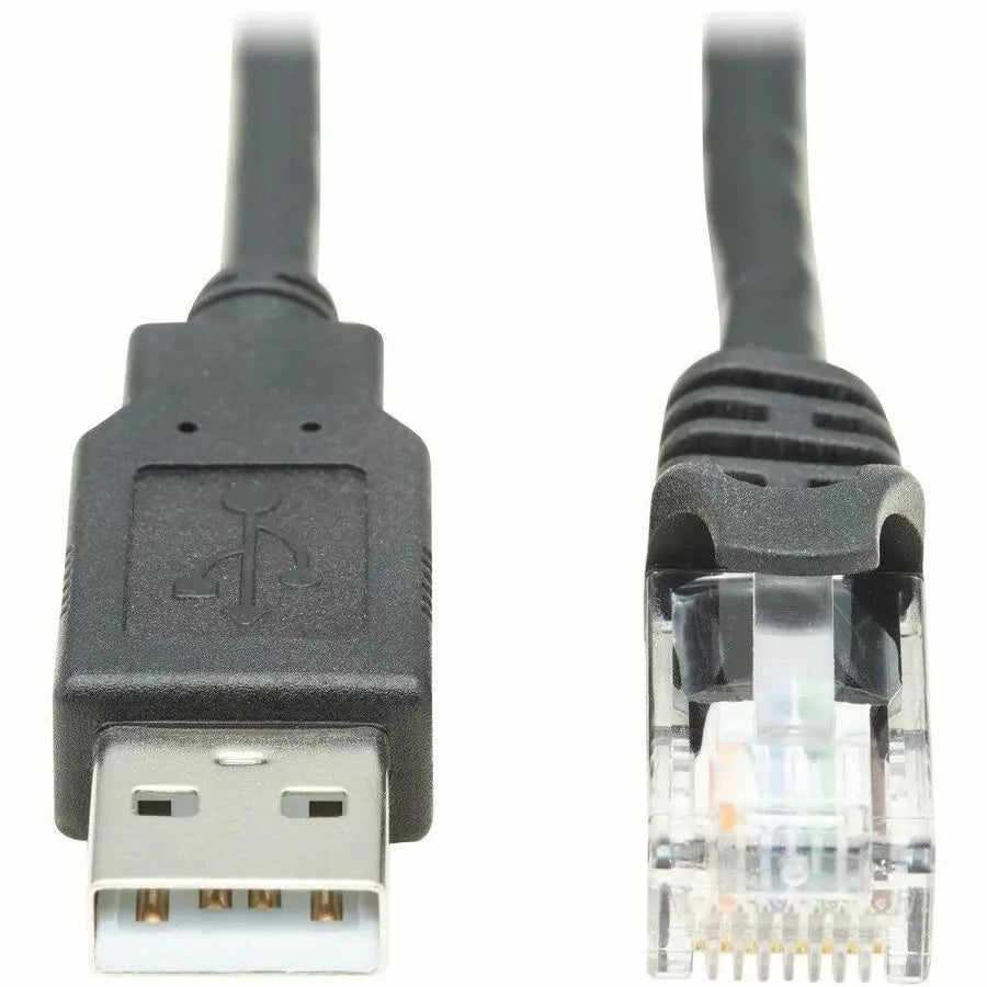 Eaton Corporation Tripp Lite U009-015-RJ45-X USB to RJ45 Rollover Console Cable – 15 ft. Cisco Compatible Data Transfer Cable