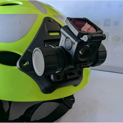 First Watch Gear Helmet Headlamp FWHL-NVG - Tactical NVG-Compatible LED Headlamp with Red/White Filter