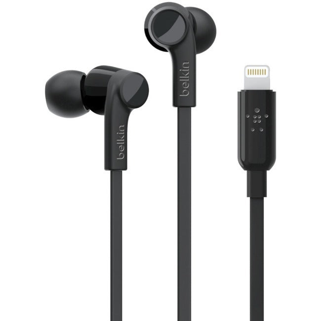Belkin SOUNDFORM Wired Earbuds with Lightning Connector for iPhone and Apple Devices