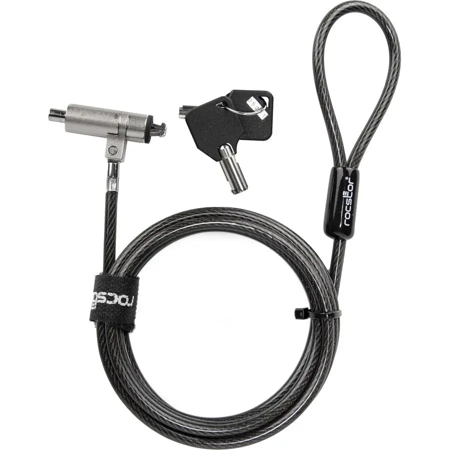 Rocstor Rocbolt C22 Heavy-Duty Keyed Cable Lock for Laptops and Docking Stations