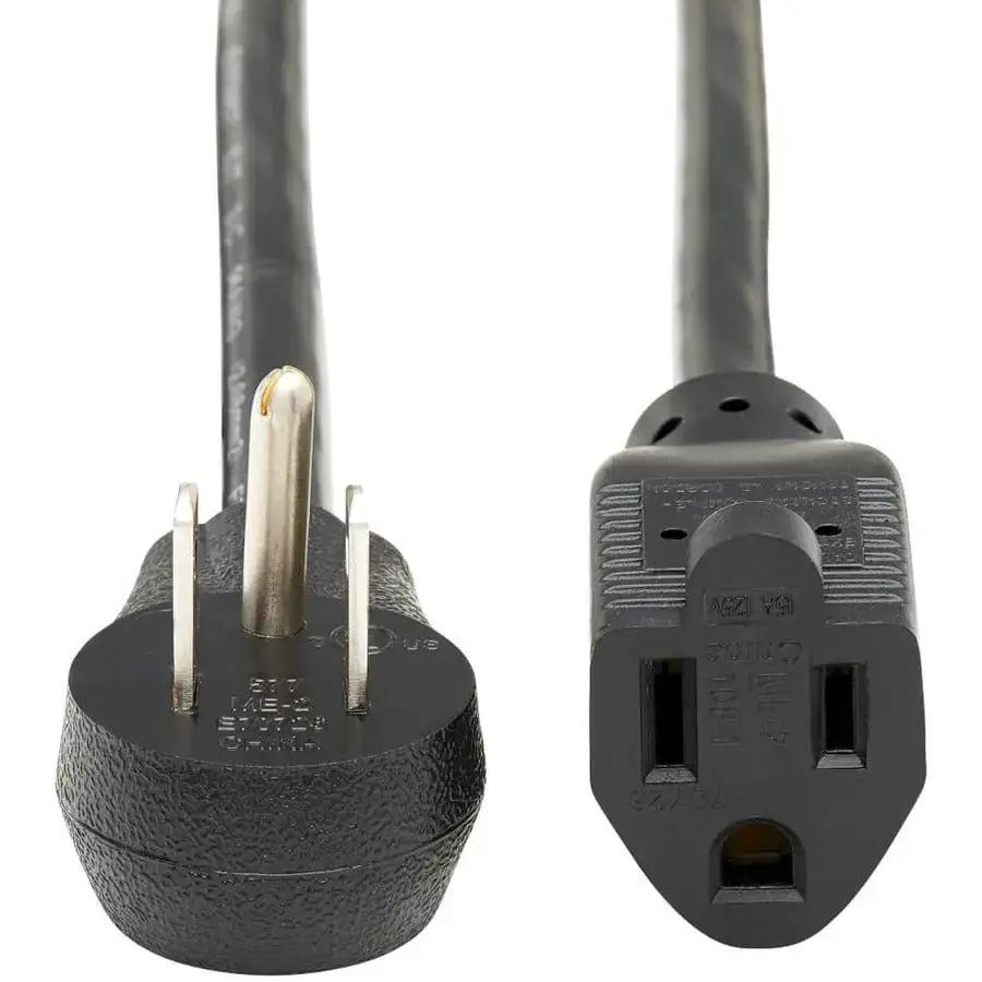 Eaton Tripp Lite Series Power Extension Cord, 6 ft. Heavy-Duty NEMA 5-15P to NEMA 5-15R with Right-Angle Plug by Eaton Corporation