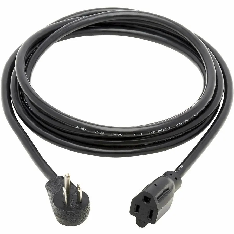 Eaton Tripp Lite Series Heavy-Duty Power Extension Cord, 10 ft, NEMA 5-15P to NEMA 5-15R, 14 AWG, Black