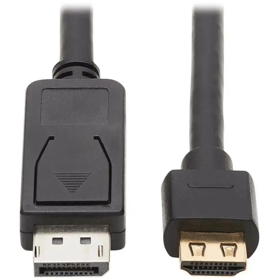 Tripp Lite Eaton P582-010-4K6AE DisplayPort to HDMI 4K Cable - 10 ft., Black by Eaton Corporation