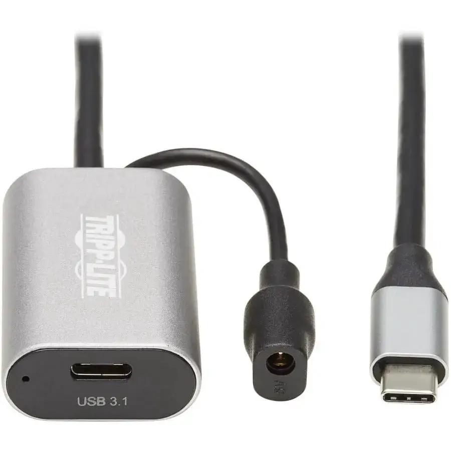 Eaton Corporation Tripp Lite U330-05M-C2C USB-C Active Extension Cable, 16 ft. – Extend USB-C Devices with Signal Booster and Reversible Connector by Eaton Corporation