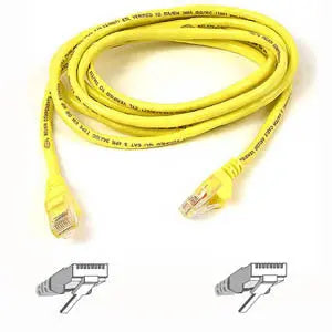 Belkin FastCAT Cat. 6 UTP Bulk Patch Cable - 1000 ft Yellow Network Cable