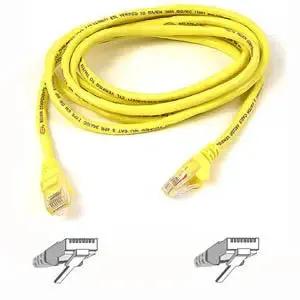 Belkin FastCAT Cat. 6 UTP Bulk Patch Cable - Yellow, Reliable Network Connectivity by Belkin International, Inc