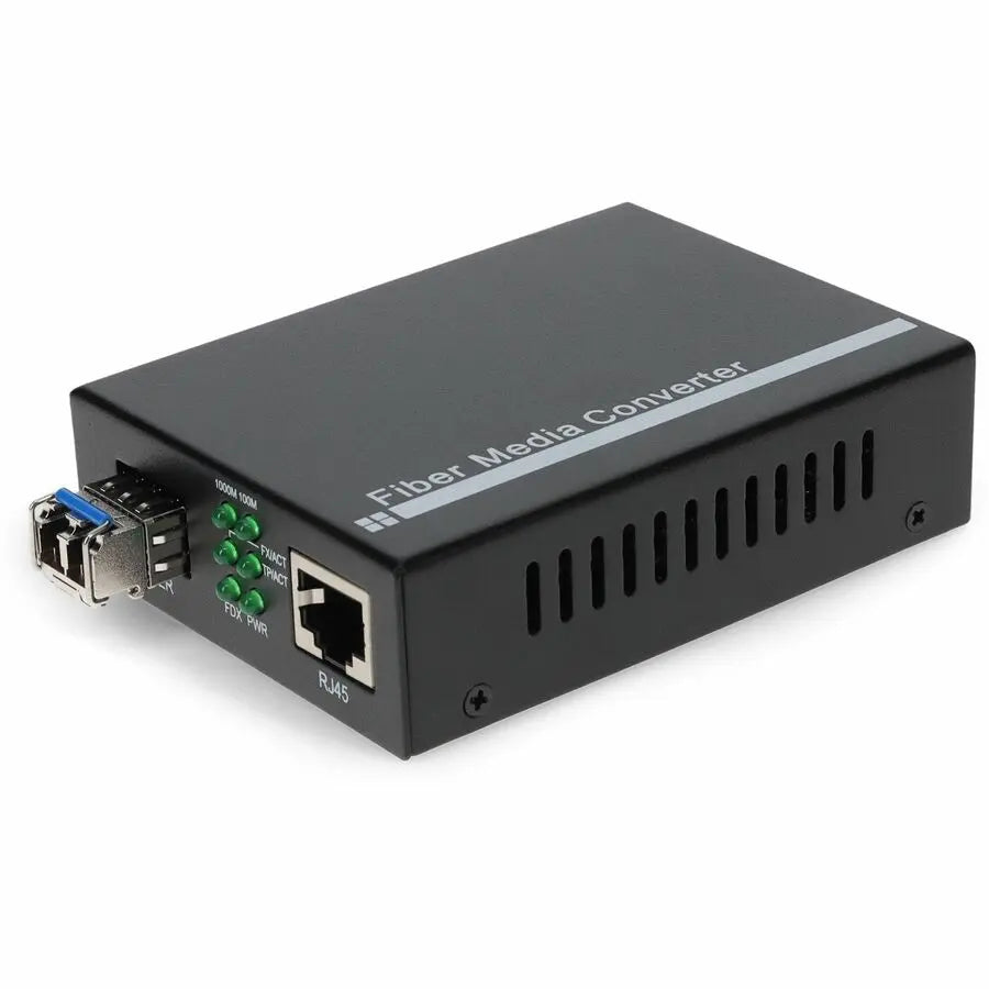 AddOn 10/100/1000Base-TX to 1000Base-LX SMF Media Converter (Part Number: ADD-GMC-LX-LC)