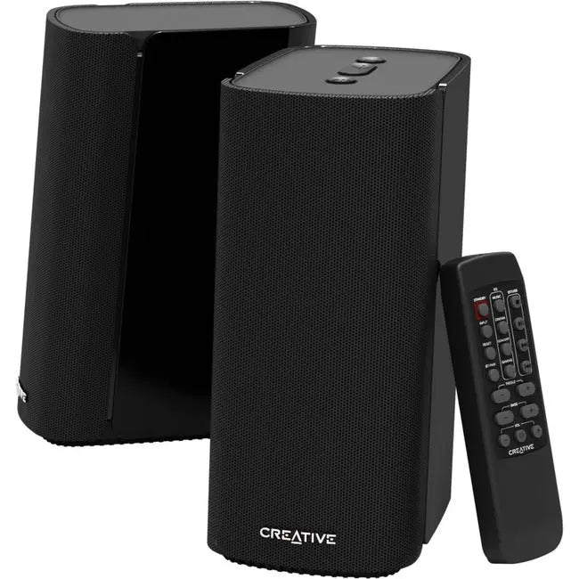 Creative T100 2.0 Bluetooth Speaker System - 40W RMS with Rich Audio and Minimalist Design