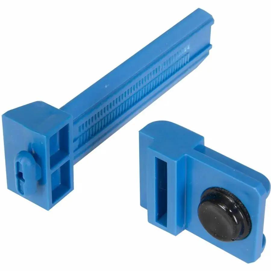 Legrand Group Middle Atlantic Forward Series Small Device Mounting Clamps - Blue, Pack of 4 by Legrand Group