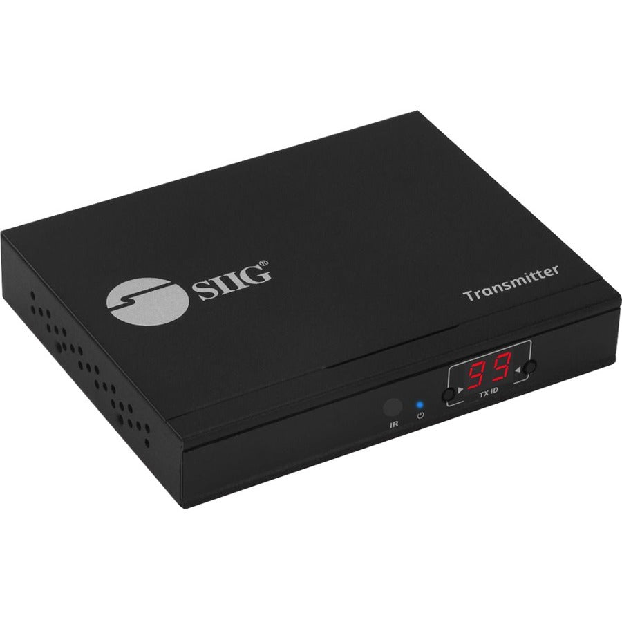 SIIG HDMI 2.0 4K60Hz Over IP Extender / Matrix with IR - Transmitter (Part # CE-H25B11-S1)