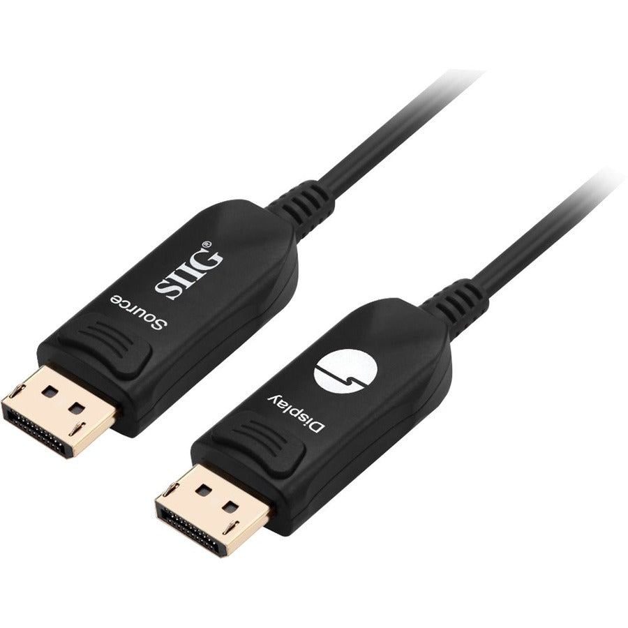 SIIG 4K DisplayPort 1.2 AOC Cable - 15M for Ultra High-Resolution Video Transmission