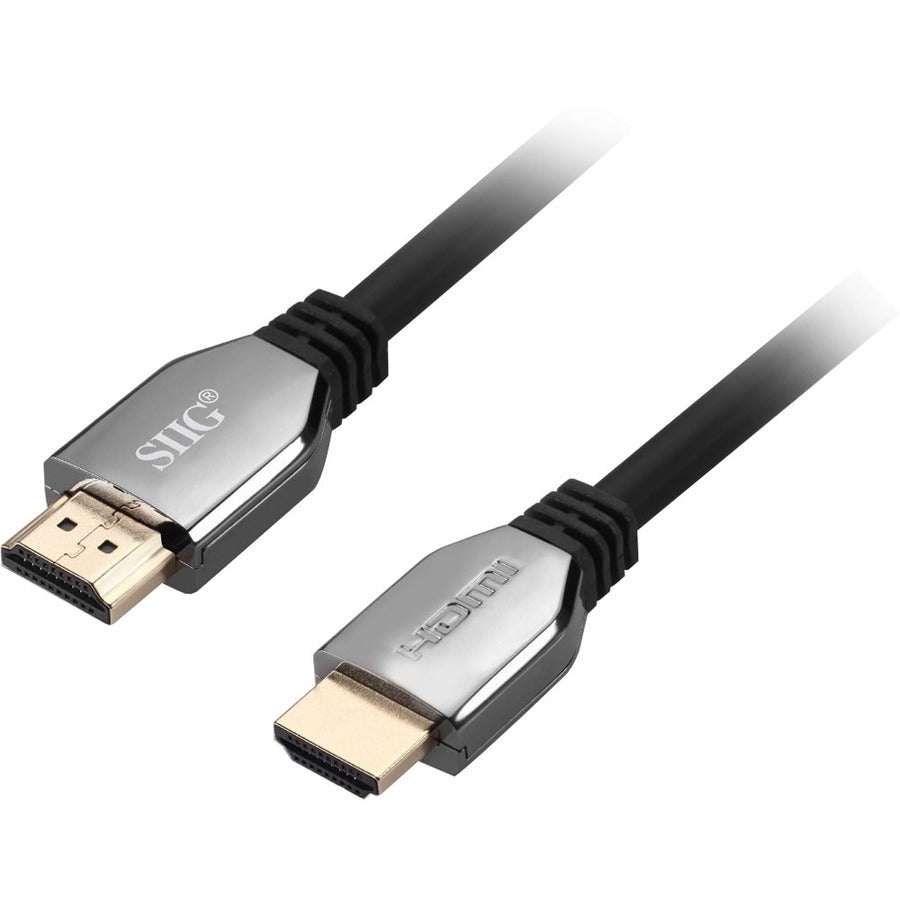 SIIG 8K Ultra High Speed HDMI Cable - 6.6ft for 8K UHD Video and 3D Sound