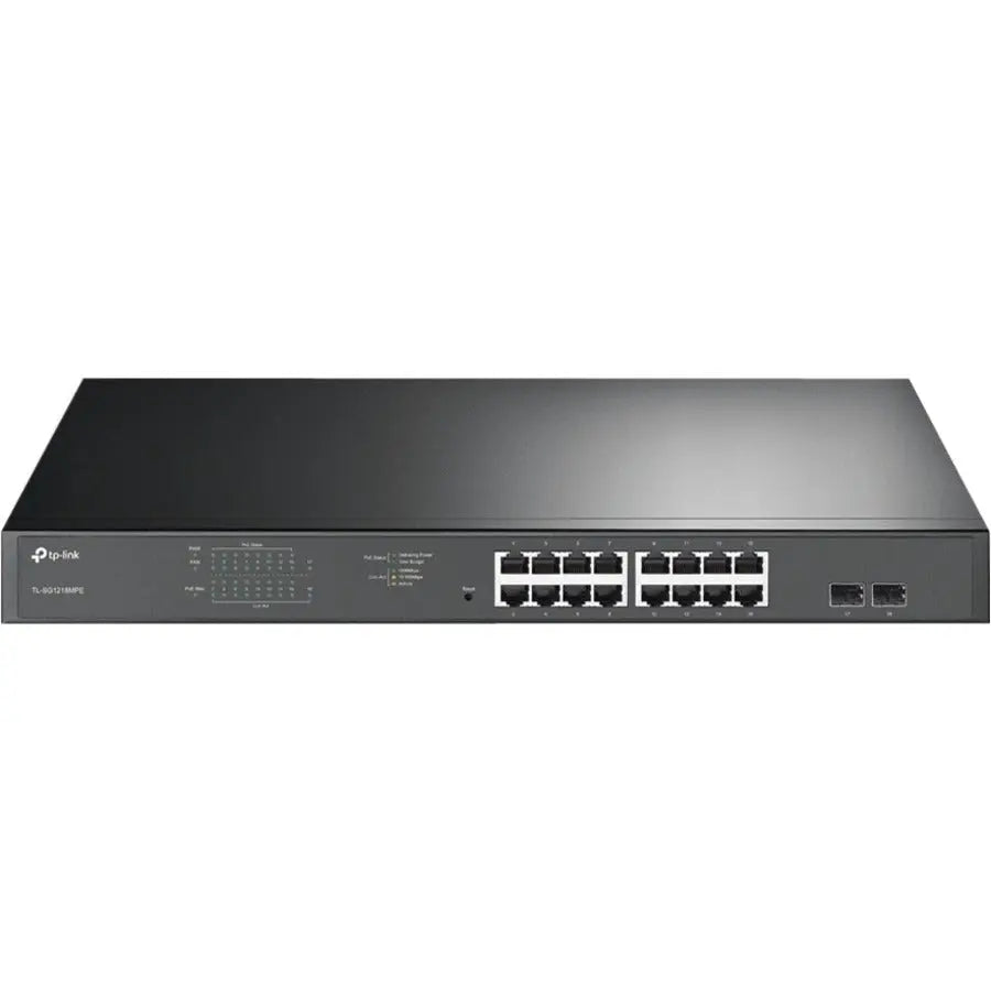 TP-Link TL-SG1218MPE JetStream 16-Port Gigabit Smart PoE+ Switch for Small Business Surveillance