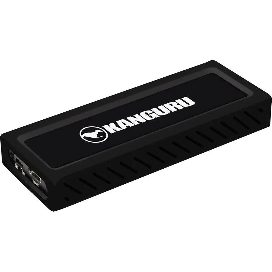 Kanguru UltraLock USB-C M.2 NVMe External SSD - 1TB, SuperSpeed+ USB 3.1 Gen 2