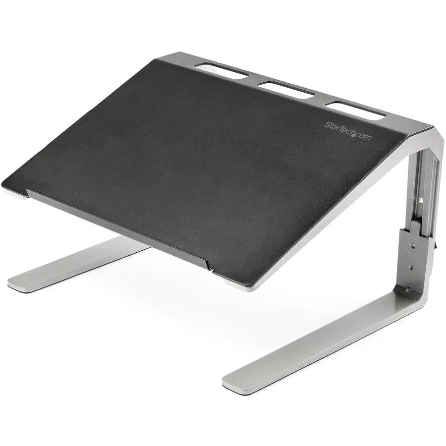 StarTech.com LTSTND Adjustable Laptop Stand with Heavy Duty Steel & Aluminum, Three Height Settings for Ergonomic Comfort by StarTech.com