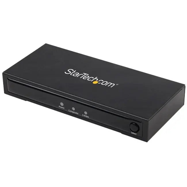 StarTech.com VID2HDCON2 S-Video or Composite to HDMI Converter with Audio - 720p Upscaling for NTSC & PAL Systems