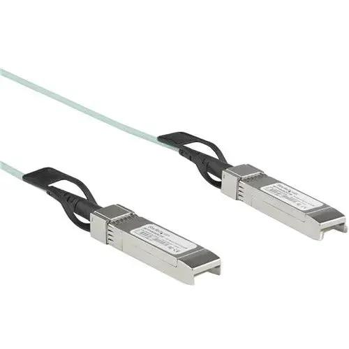 StarTech.com Dell EMC AOC-SFP-10G-5M Compatible 10GbE Active Optical Fiber SFP+ Cable - 16.4 ft by STARTECH.COM