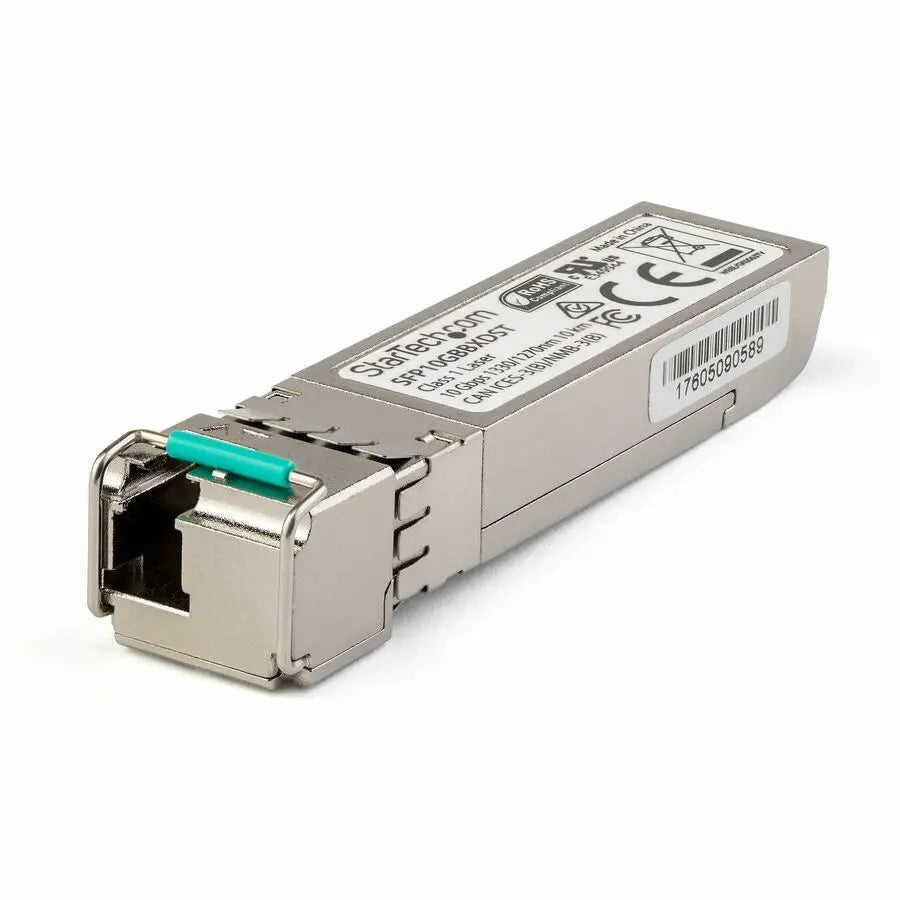 StarTech.com SFP10GBX10DS Dell EMC SFP-10G-BX10-D Compatible 10GbE BiDi Fiber SFP+ Transceiver Module