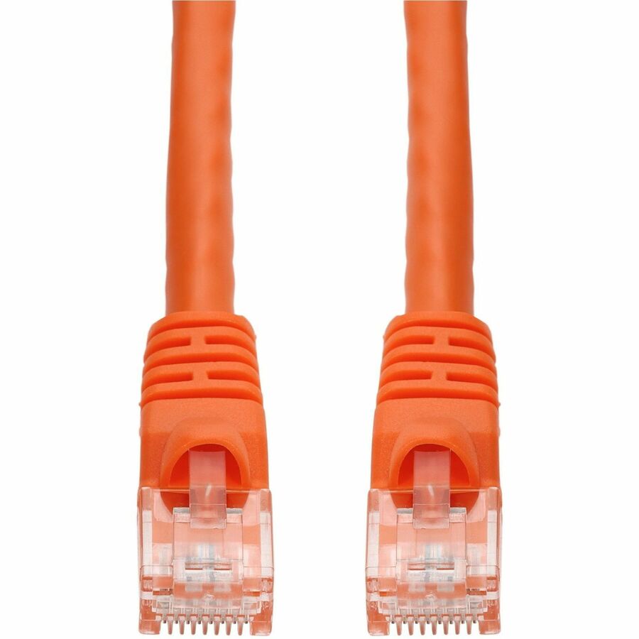 AddOn 14ft Orange Cat6 Ethernet Cable, UTP PVC, Snagless RJ-45 Male to Male, ADD-14FCAT6-OE