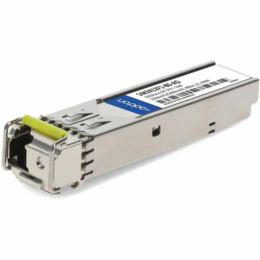 AddOn ADTRAN Compatible SFP+ Module 1442412F1-80-AO for 10GBase-BX Fiber Networking by ADDON