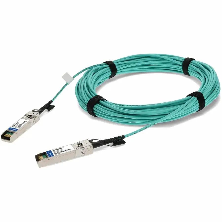 AddOn 30M IBM 90Y9436-AOC30M Fiber Optic Network Cable – Active Optical SFP+ to SFP+ Connection by ADDON