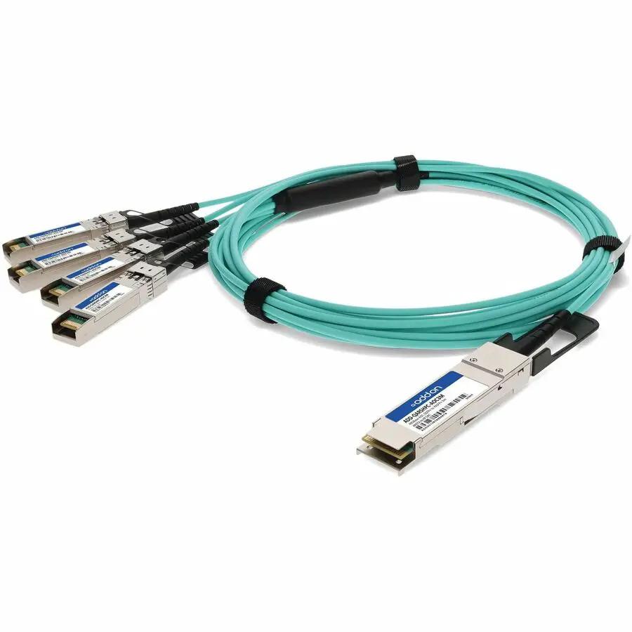 ADDON 3M Arista Networks & HP Compatible Fiber Optic Network Cable (Part Number: ADD-QARSHPC-AOC3M) by ADDON