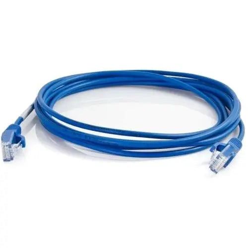 LEGRAND - DATA Q-Series 28 AWG Cat6 Patch Cable, 7 ft, Blue | High-Density Data Center Network Cable with Snagless Connectors