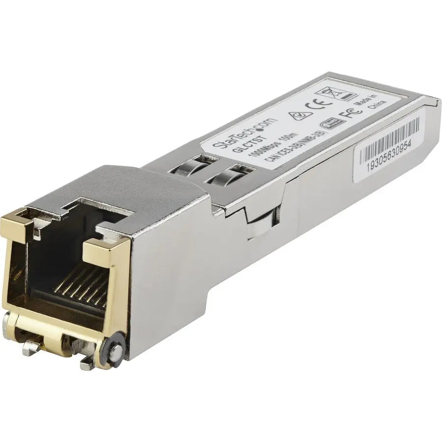 StarTech.com SFP1GETST Juniper SFP-1GE-T Copper Transceiver Module - 1GbE RJ-45 for Juniper Switches and Routers