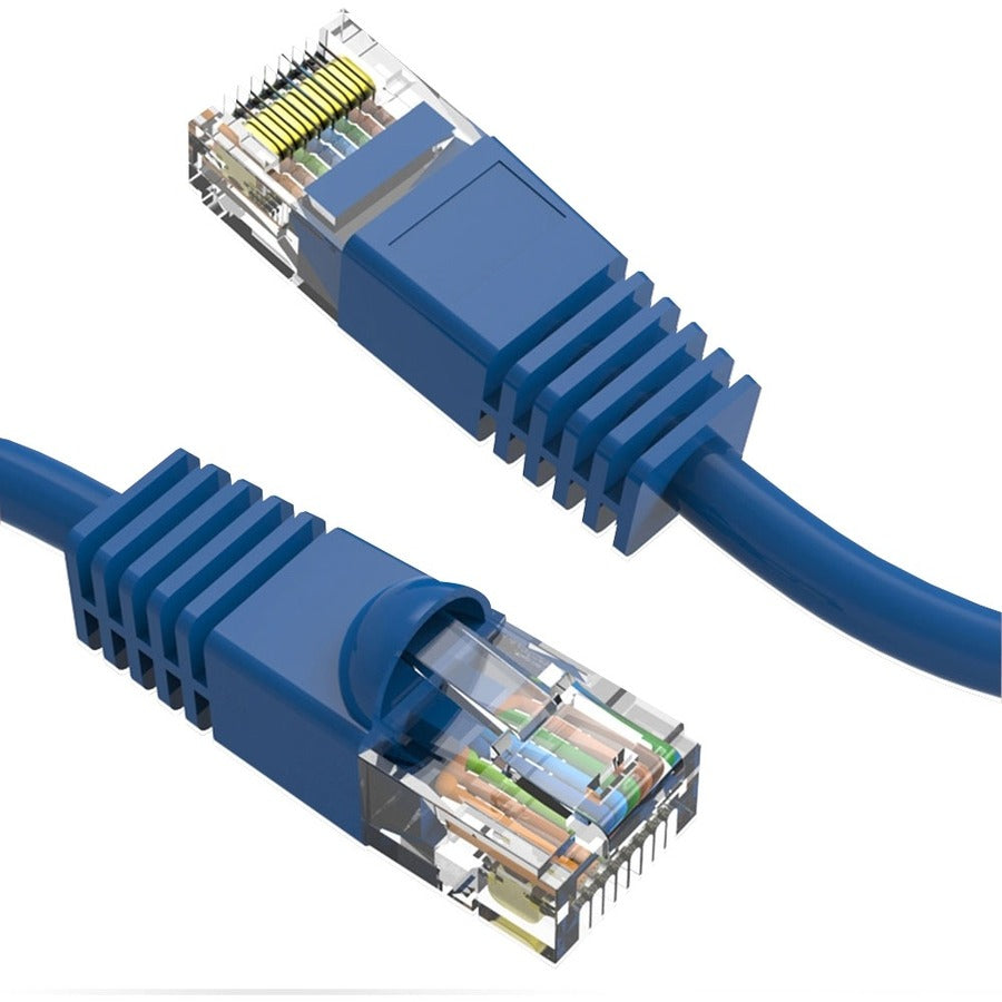 Axiom 9FT CAT6 550MHz Patch Cable with Snagless Molded Boot - Blue