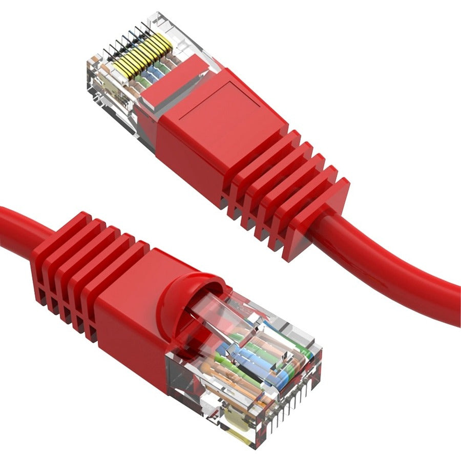 Axiom 8ft CAT6 UTP Patch Cable with Snagless Molded Boot - Red