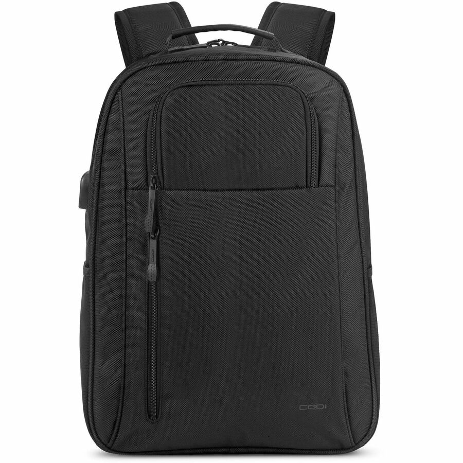 CODi Fortis Recycled 15.6-Inch Laptop Backpack, Black – FOR700-4